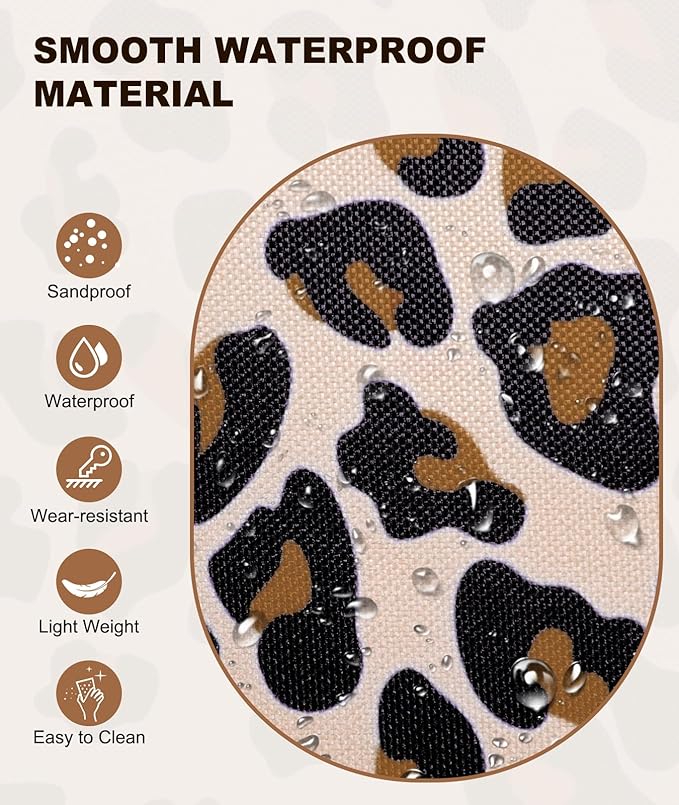 Extra Large Beach Bag Waterproof Beach Totes Bags for Women, Lightweight Foldable Pool Bag with Zipper Wet Compartment