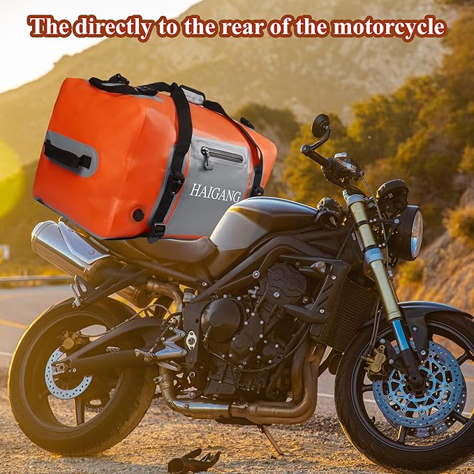 70L Waterproof Duffel Bag Travel Dry Bag, Large Capacity, Adjustable Thickened Straps and Handles, Zip Closure, Air Valve, Keep Equipment Safe, Suitable for Boating Rafting Motorcycle Kayaking