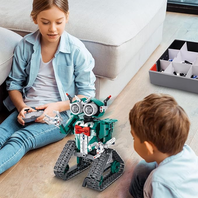 APP/Remote Control STEM Building Kits for Kids Ages 8-12 - 3 in 1 RC Robot Car Toys, 440 Pcs Educational Science Projects, Gift Ideas for Boys Girls