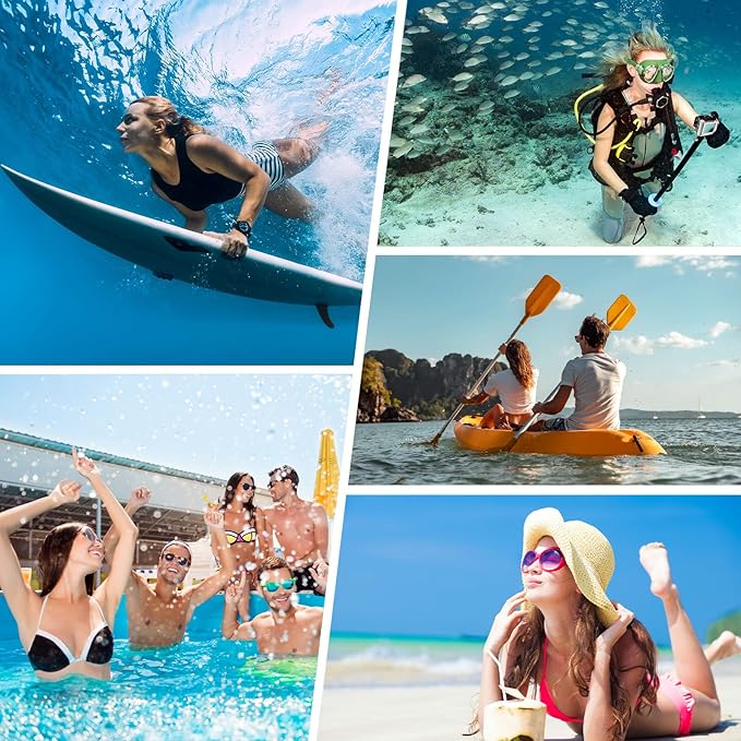 Waterproof Phone Pouch[2Pack], 7.2" Waterproof Dry Bag Clear Waterproof Phone Bag Case Portable Compatible for iPhone16 15 14 13 12 Pro Max Plus XS XR Galaxy S24 S23