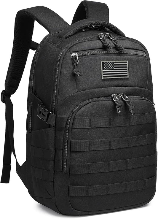 Wotony Military tactical backpack, backpack for men black small tactical assault bag