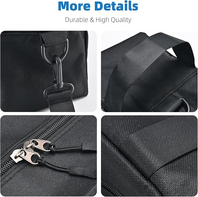 Smell-Proof Soccer Cleats Bag for Men, Soccer Shoe Bag with Shoulder Strap & Luggage Sleeve, Clear Front, Water-Resistant & Odor-Control Sports Travel Gear Organizer(2 PACK)