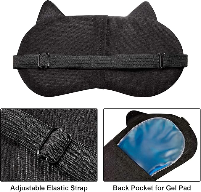 Syhood 20 Pack Funny Blindfolds for Party Game Cute Animal Sleep Mask Cat Dog Soft Blindfold Eye Cover with Adjustable Strap for Adults Men Women