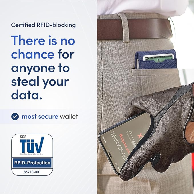 TRAVANDO Mens Wallet with Money Clip AUSTIN RFID Blocking Bifold Credit Card Holder for Men with Gift Box