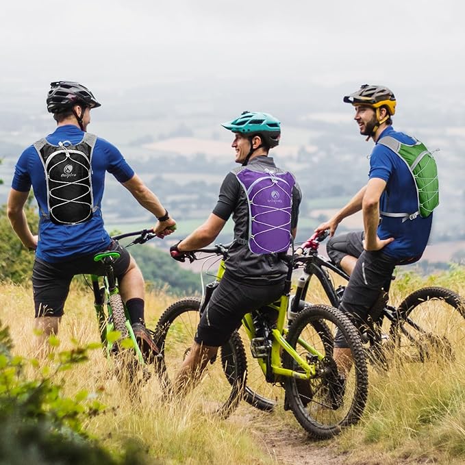 Small Lightweight Running Hydration Vest with 2L Water Bladder for Race, Lightweight Water Backpack Hydropack for Hiking