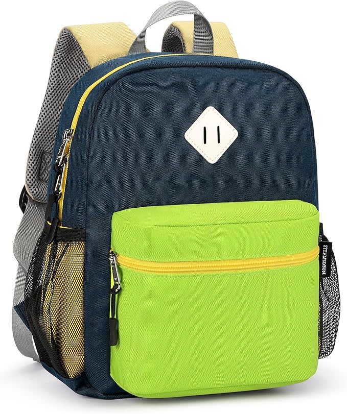 STEAMEDBUN Toddler Backpack for Boys 2-4,Kindergarten Backpack for Boys,Preschool Backpack,Mini