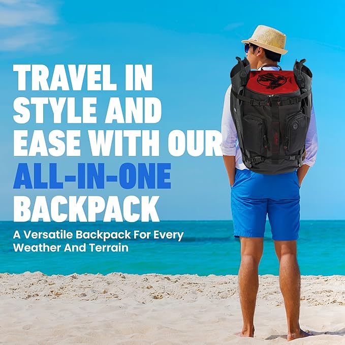 AKONA Globetrotter All-in-One Carry-On Backpack