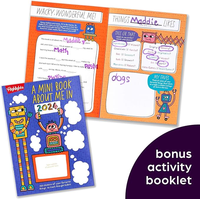 Highlights for Children My First Puzzle Fun 2024 Puzzle Books for Kids Ages 3-6, 4-Book Set of Matching, Mazes, Spot-The-Differences, and More Travel-Friendly Screen Free Brain-Boosting Activities
