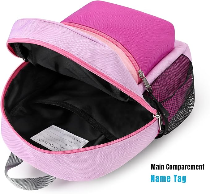 STEAMEDBUN Toddler Backpack for Girls 2-4,Kindergarten Backpack for Girls,Preschool Backpack,Mini, Orange