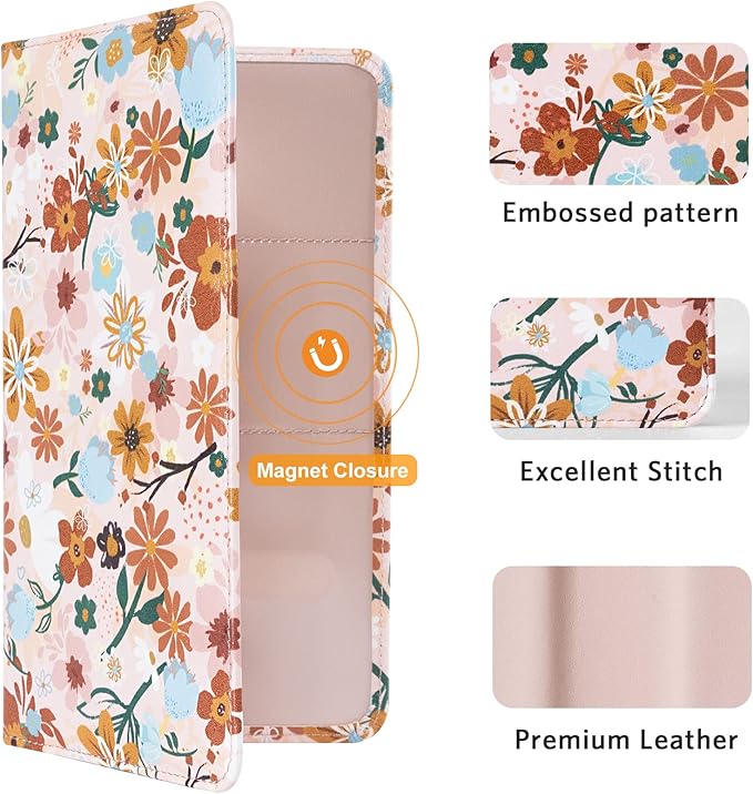 CoBak Car Registration and Insurance Holder - Vehicle Glove Box Car Organizer,Auto Truck Comparment Accessories Case with Magnetic Closure for Driver License,Cards