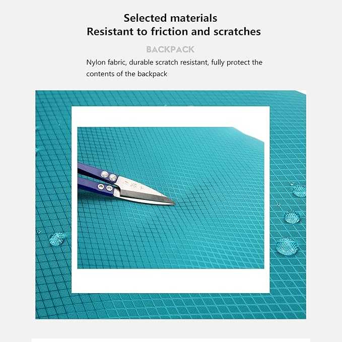 25L Foldable Hiking Backpack Lightweight Packable Basic-Daypack Collapsible Bag Water-Resistant Travel Men Women Camping Cycling Outdoor (Lake Blue)