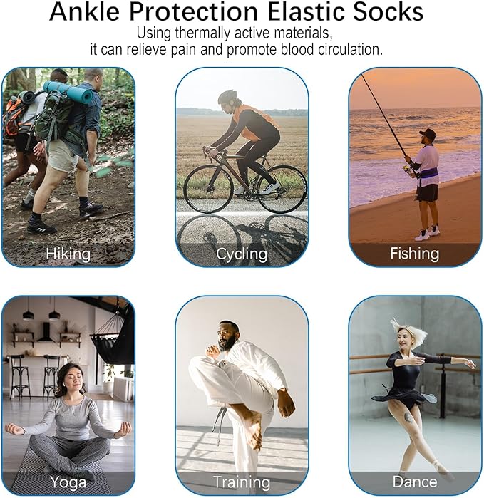 SINBOUNBOUN 2 Pairs Mixed Colors Neuropathy Socks For Women & Men，Nano Neuropathy Socks，Diabetic Open Toe Foot Sleeves Elastic Sock，Compression Socks，Sleep Socks