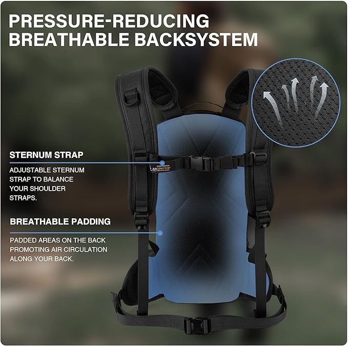 Mardingtop10L Small Tactical Molle Hydration Backpack,Cycling Backpack for Biking,Cycling and Running EDC Daypack