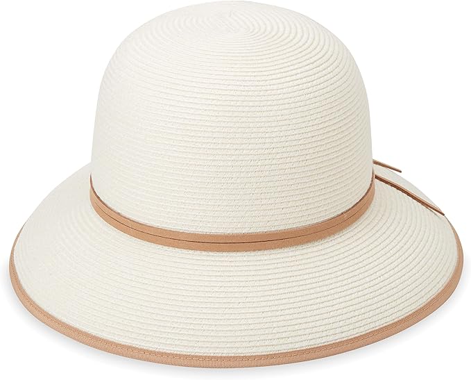 Wallaroo Lady Brett Hat (Ivory) – Jane Seymour W Collection | Women’s UPF 50+ Flexi-Weave | 3-Inch Brim | Packable Adjustable Fit | Perfect for Travel, Brunch, Art Walks, Stylish Events