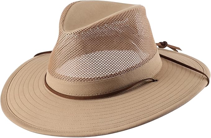 Home Prefer Cotton Summer Fedora Hat Wide Brim Sun Hats for Men Women UPF 50+ Sun Protection Cap for Fishing Hiking