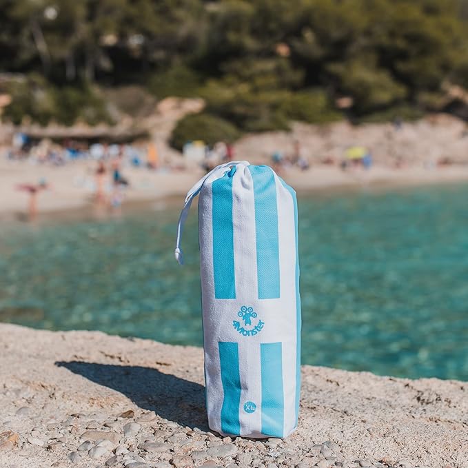 4Monster Microfiber Beach Towel Quick Dry,Super Absorbent Lightweight Travel Towel for Swimmers, Sand Free Camping Towel, Beach Towels for Pool,Swim,Water Sports,Yoga