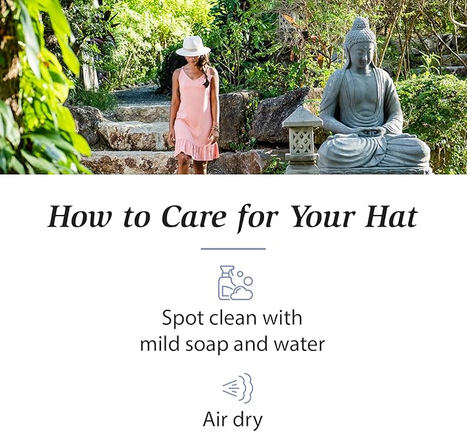 Wallaroo Hat Company Charlie Fedora – UPF 50+ UV Protection Sun Hat, Wide Brim, Adjustable, Packable, Women & Men, 2 Sizes