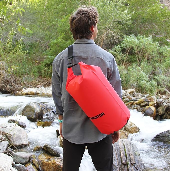 Rockagator Waterproof Dry Bags 100% Water Proof Dry Bag with Detachable Shoulder Strap | Can Be Submersed in Water and Will Keep Your Gear Dry on the River, Lake, Raft, Kayak (10L, 20L, 30L, 50L)