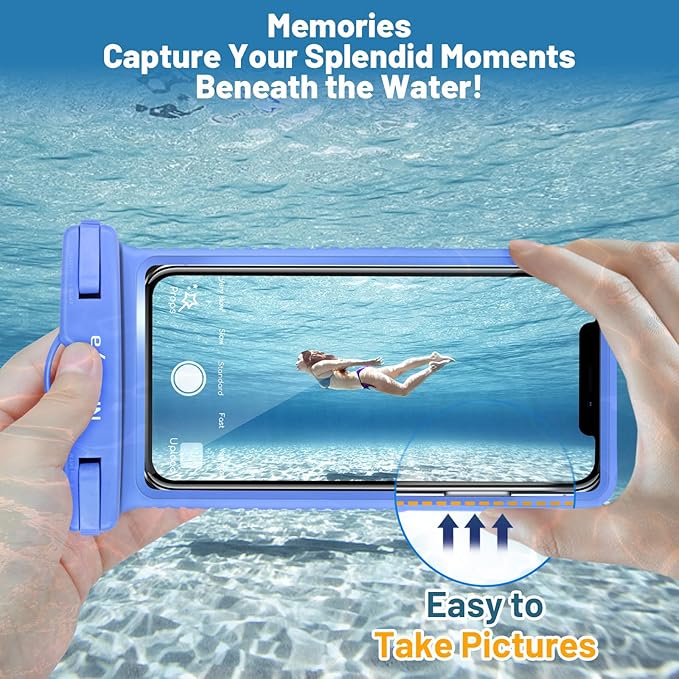 Niveaya IPX8 Waterproof Phone Pouch Case Compatible for iPhone 17 16 15 14 13 12 Pro Max Up to 7", Cruise Ship Essentials Must Haves Dry Bag for Vacation Beach Travel Kayak Accessories