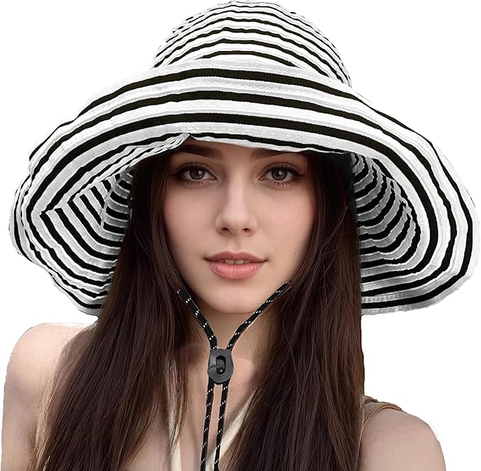Sun Hat for Men Women UPF 50+ Fishing Hats Waterproof Wide Brim Boonie Bucket Hat for Safari Beach Hiking Garden