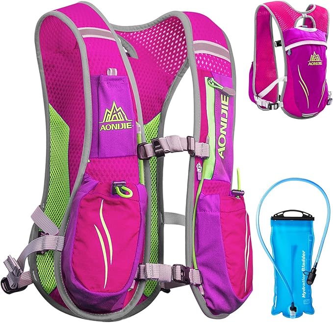 TRIWONDER Hydration Running Vest Backpack, Lightweight Water Pack for Men Women Hydration Backpack for Trail Race, Hiking, Cycling, Climbing, Camping, Jogging, Marathon