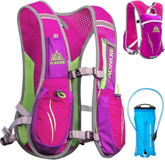 TRIWONDER Hydration Running Vest Backpack, Lightweight Water Pack for Men Women Hydration Backpack for Trail Race, Hiking, Cycling, Climbing, Camping, Jogging, Marathon