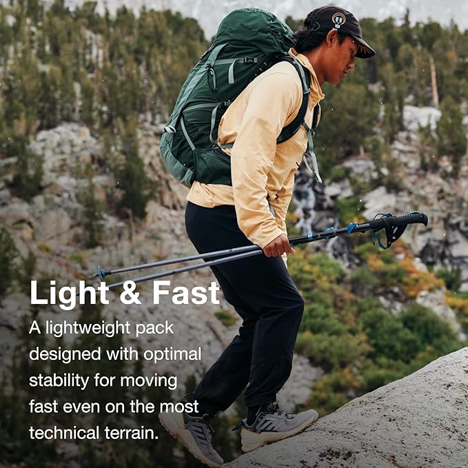Osprey Talon 33L Men's Lightweight Hiking Backpack - Daypack for Travel & Camping, Black/Coal Grey