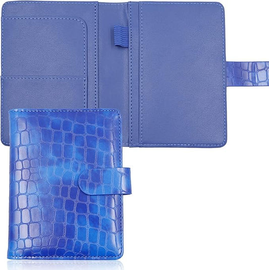 Melsbrinna Premium Leather Passport Holder Covers Case, Waterproof Rfid Blocking Travel Wallet Passport Holder with Pen Holder, Cute Passport Book for Women/Men