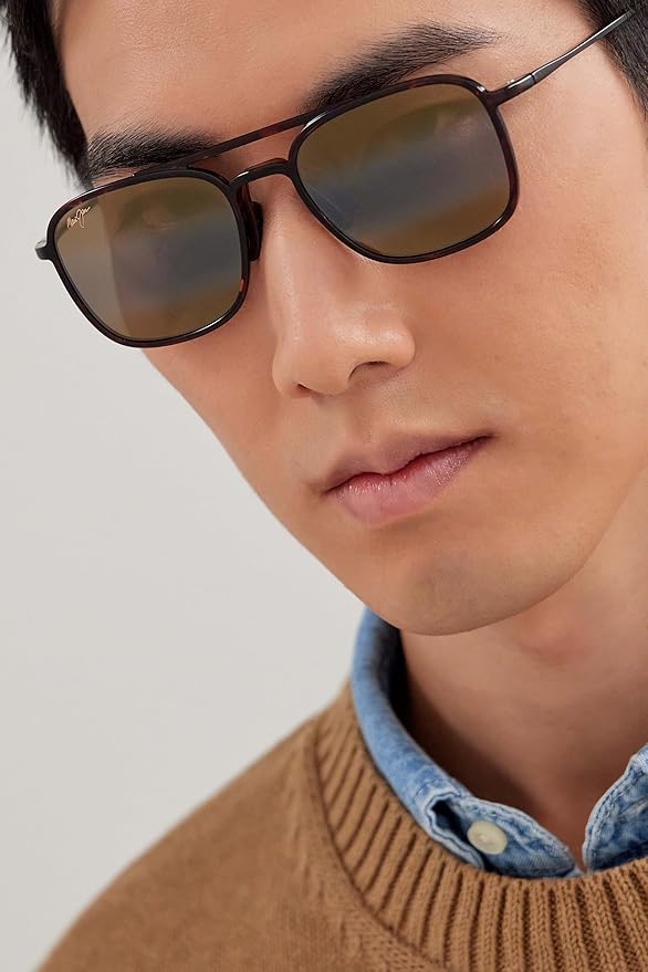 Maui Jim Polarized Men's and Women's Keokea Aviator Sunglasses
