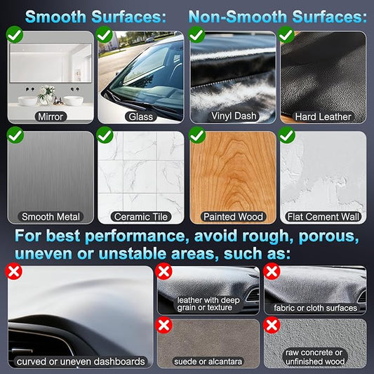 Magnetic Phone Holder for Car, Universal 360 Adjustable Vacuum Magnetic Phone Holder Mount Foldable for iPhone 17 Pro Max 16 15 14 13 12 Plus for Car/Gym/Mirror/Kitchen