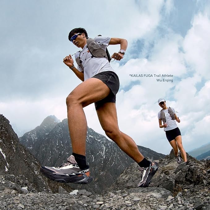 KAILAS FUGA AIR 8 Ⅳ Running Hydration Vest Hydration Pack Lightweight with Two TPU Water Bladders for Women Men Trail Cycling Hiking