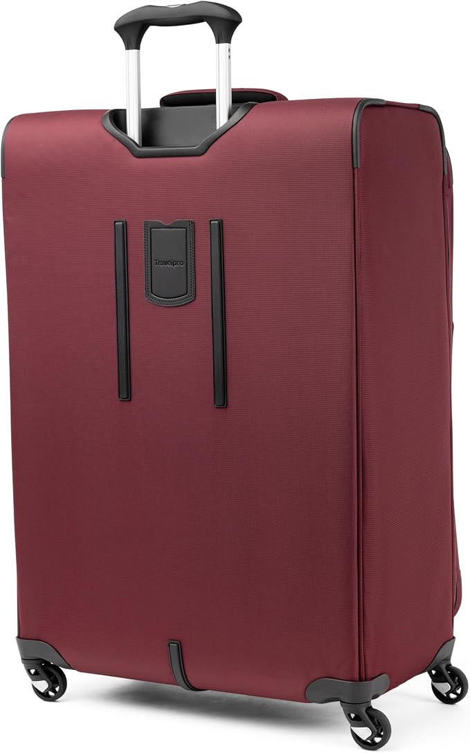 Travelpro Maxlite 5 Softside Expandable Checked Luggage with Spinner Wheels, Lightweight, 29-Inch — Burgundy