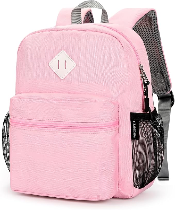 STEAMEDBUN Toddler Backpack for Girls 2-4,Kindergarten Backpack for Girls,Preschool Backpack,Mini, Pink