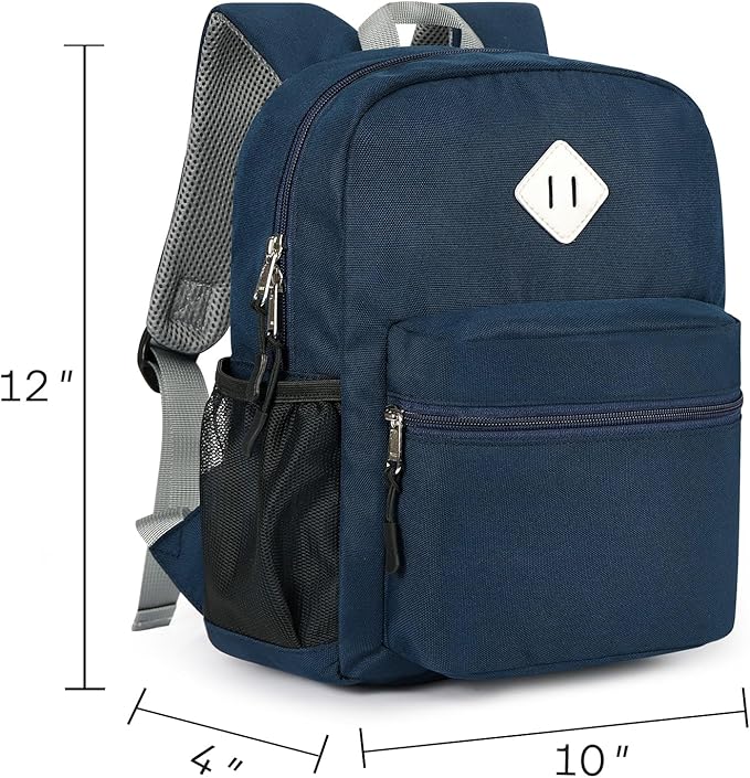 STEAMEDBUN Toddler Backpack for Boys 2-4,Kindergarten Backpack for Boys,Preschool Backpack,Mini, Dark-blue