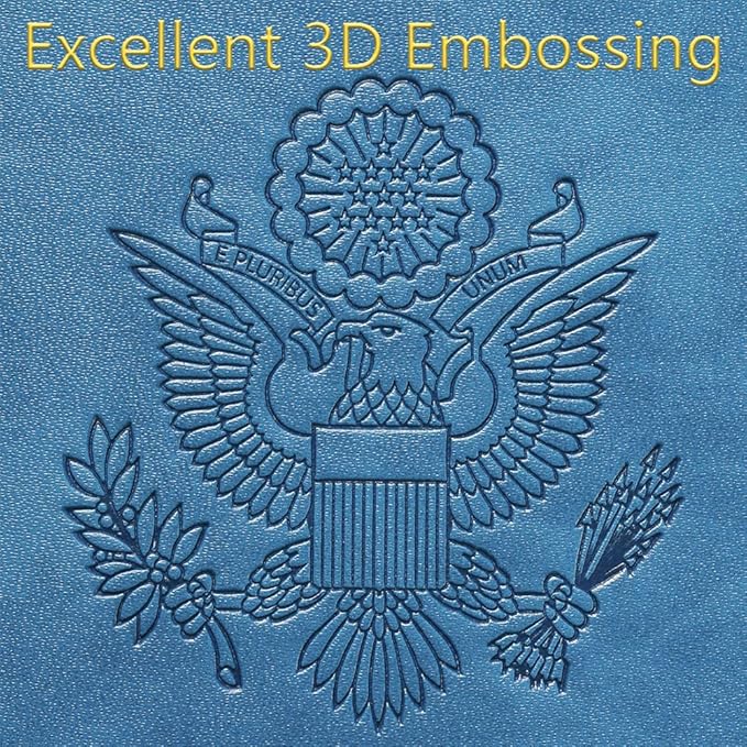 Passport Holder Cover Wallet Travel Essentials RFID Blocking Leather Card Case International Must Haves Travel Accessories for Women Men(113#Blue)