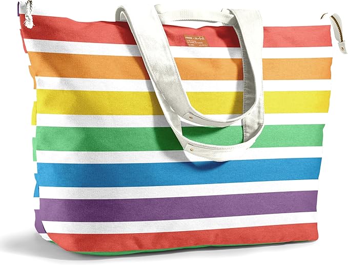 Fit & Fresh Large Beach Bag for Women - Extra Large Travel Tote With Pockets