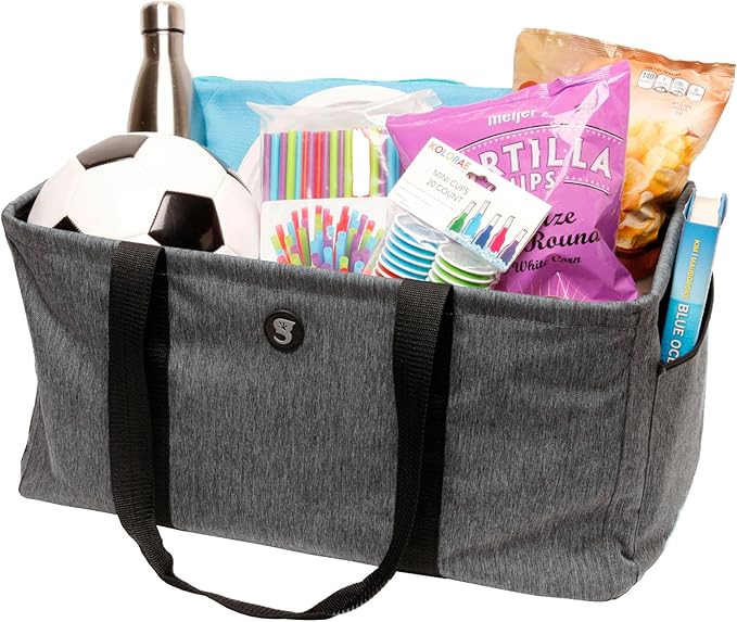 geckobrands Large Utility Tote - Durable Multipurpose Bag for Beach, Travel, Shopping & Outdoor Activities