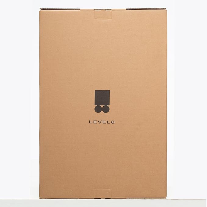 LEVEL8 Elegance Checked Luggage, 24 Inch Hardside Suitcase, Lightweight Matte Hardshell with Tsa Lock, Large Suitcases with Spinner Wheels, Black