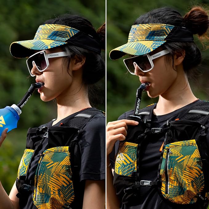 Azarxis TPU Soft Flask Collapsible Water Bottles BPA-Free 250ml 350ml 500ml 600ml for Hydration Vest Pack Running Hiking Cycling Climbing