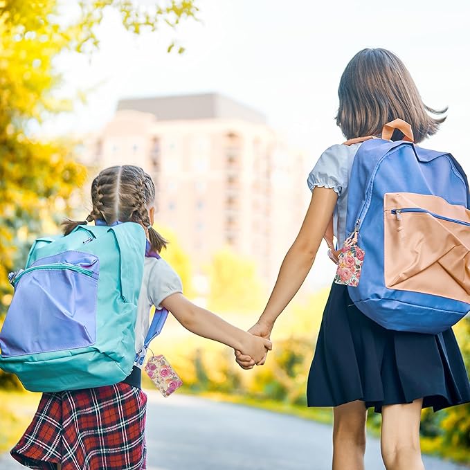 2 Pack Luggage Tag for Suitcase,Retro Flower Rose Leather Suitcase Tags Identifiers with Privacy Name Address Labels and Durable Steel Loop for Women Men Travel