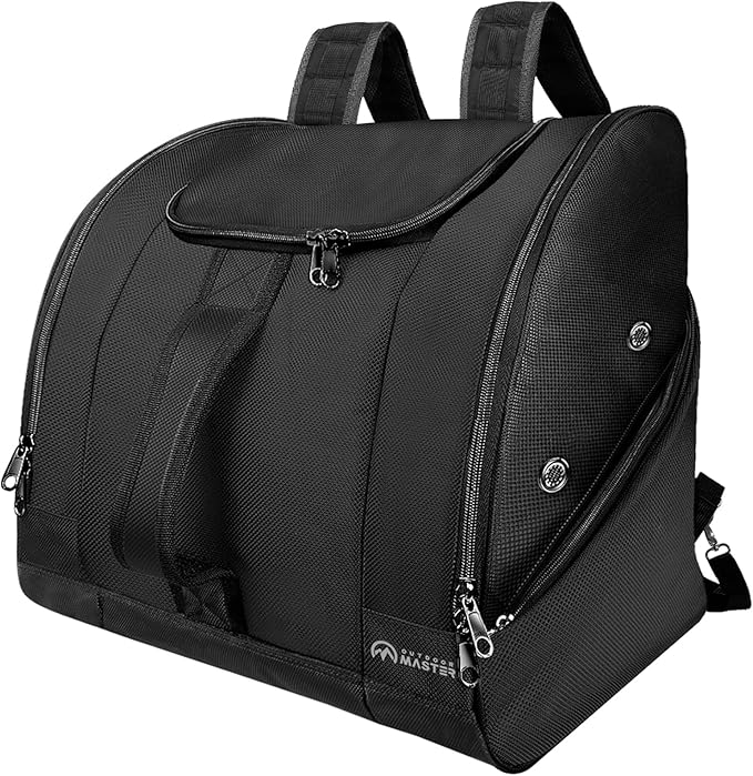 OutdoorMaster Boot Bag - 50L Ski Boots and Snowboard Boots Bag, Excellent for Travel with Waterproof Exterior & Bottom - for Men, Women and Youth