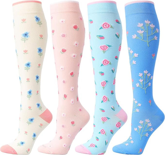 LEVSOX Compression Socks Women and Men, 20-30mmHg, Best for Nurses, Travel, Pregnancy