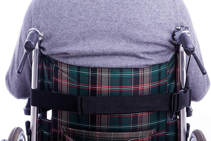 COW&COW Padded Gait Belt with 4 Handles and Quick Release Buckle 5.5 inchs(Blue, S/24inches-30inches)