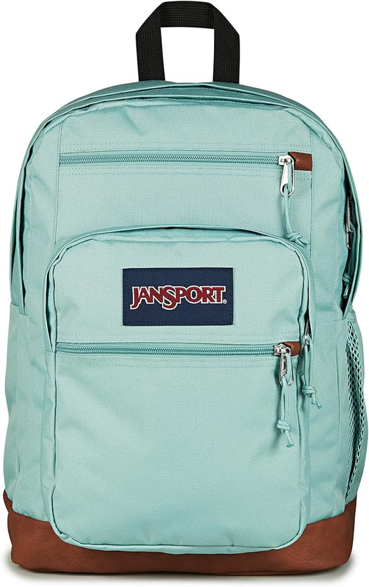 JanSport Cool Backpack with 15-inch Laptop Sleeve, Large Computer Bag Rucksack with 2 Compartments, Ergonomic Straps, Faded Sage