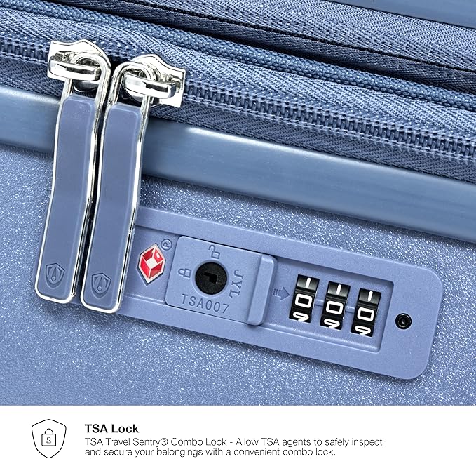 Traveler's Choice Elm 2PC Hardside Spinner Luggage Set - Matte Navy