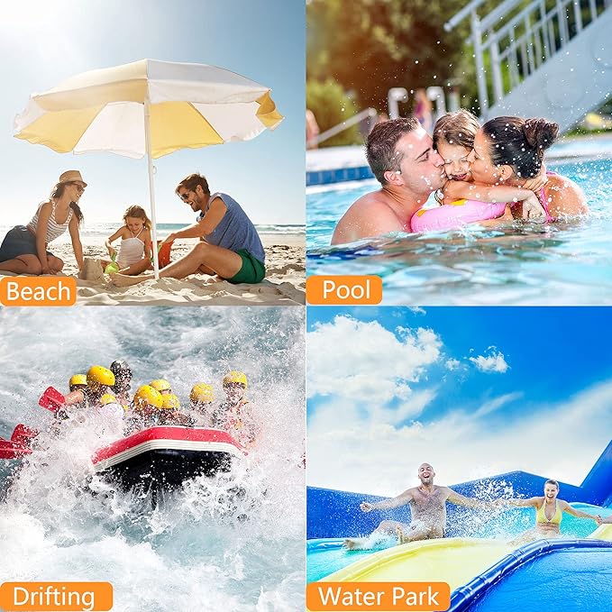 Waterproof Phone Pouch Bag - 7.5in Water Proof Cell Phone Case for Beach Travel, IPX8 Dry Bag with Lanyard for iPhone 17 16 15 Pro Max Galaxy S25 S24 Ultra, Cruise Ship Essentials 2025