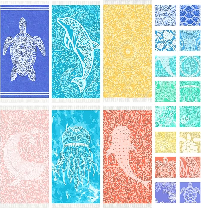 Thin Turkish Beach Towel Lightweight Soft Cotton Extra Large XL Oversized Sand Free Sandproof Absorbent Quick Dry Towels Cloud Bath Pool Travel Compact Essentials Accessories for Adult Gifts