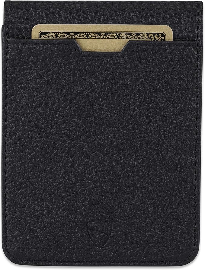 Vaultskin MANHATTAN Slim RFID Blocking Bifold Leather Wallet for Men - Minimalist Front Pocket Card Holder, Holds 9 Cards & Cash, Premium Italian Leather