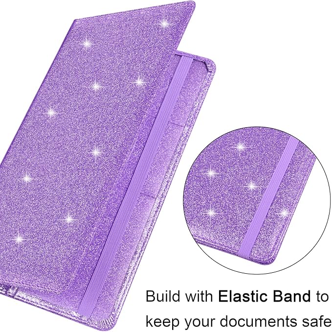 Wisdompro Car Document Holder Organiser, PU Leather Vehicle Insurance and Registration Holders Wallet Case for ID Card, Driving Licence, Key Contact Information Cards