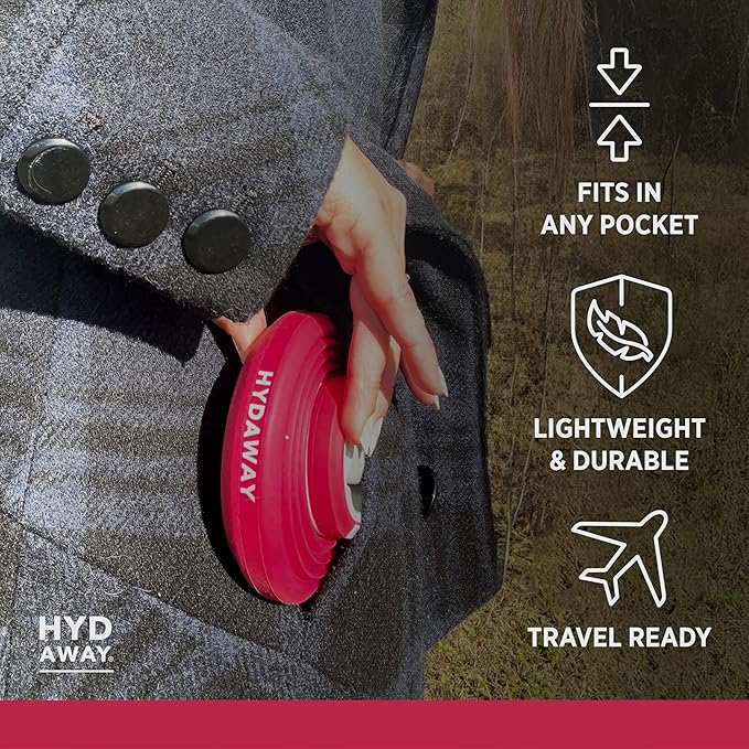 HYDAWAY 17oz Collapsible Water Bottle - BPA-Free, Leakproof, Lightweight, and Space-Saving - Perfect for Travel, Hiking, and Everyday Hydration